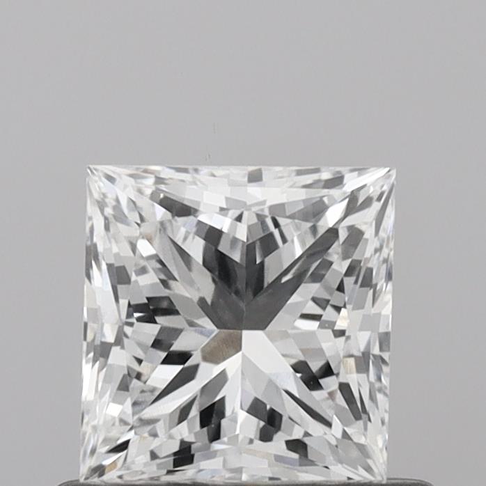 0.7ct Princess D VVS2 Lab Created Diamond