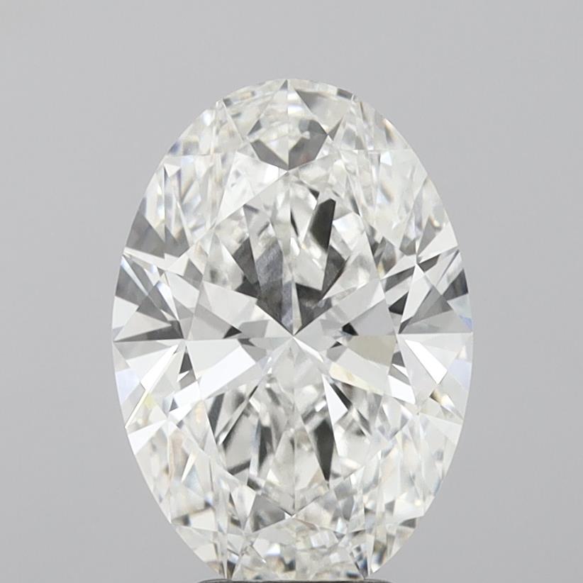 4.55ct Oval F VS1 Lab Created Diamond