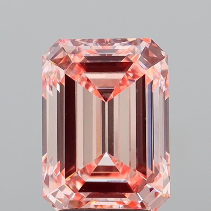 2.8ct Emerald VVS2 Lab Created Diamond