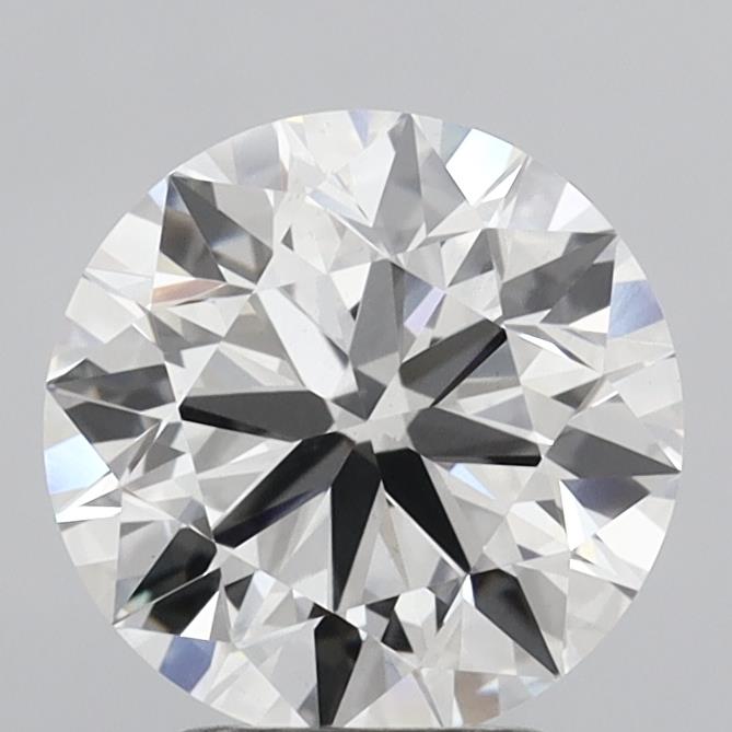 3.01ct Round F VS2 Lab Created Diamond