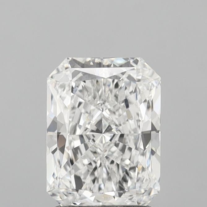 1.55ct Radiant E VVS2 Lab Created Diamond