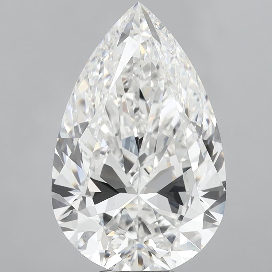 9.53ct Pear F VS1 Lab Created Diamond