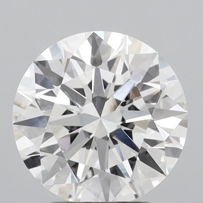2.83ct Round F VVS2 Lab Created Diamond