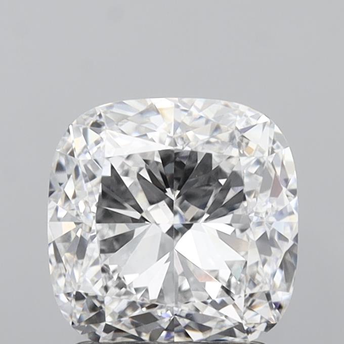 2.5ct Cushion D VVS2 Lab Created Diamond