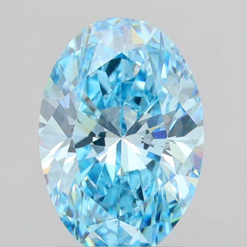 2.42ct Oval VVS2 Lab Created Diamond