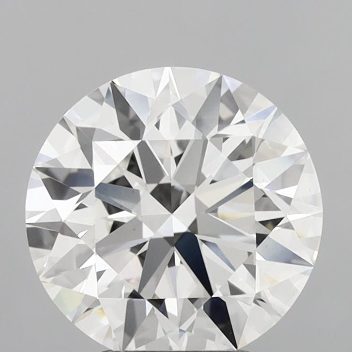3.8ct Round F VVS1 Lab Created Diamond
