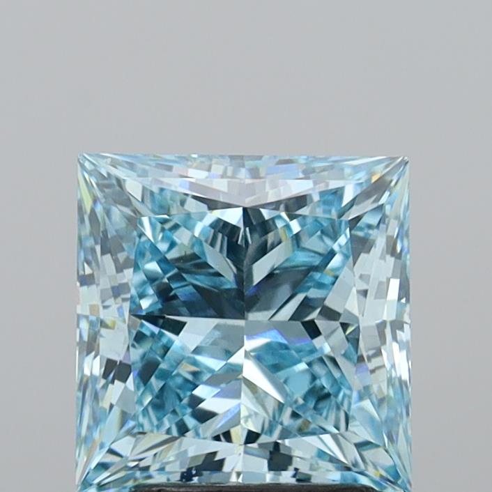 2.84ct Princess VVS2 Lab Created Diamond