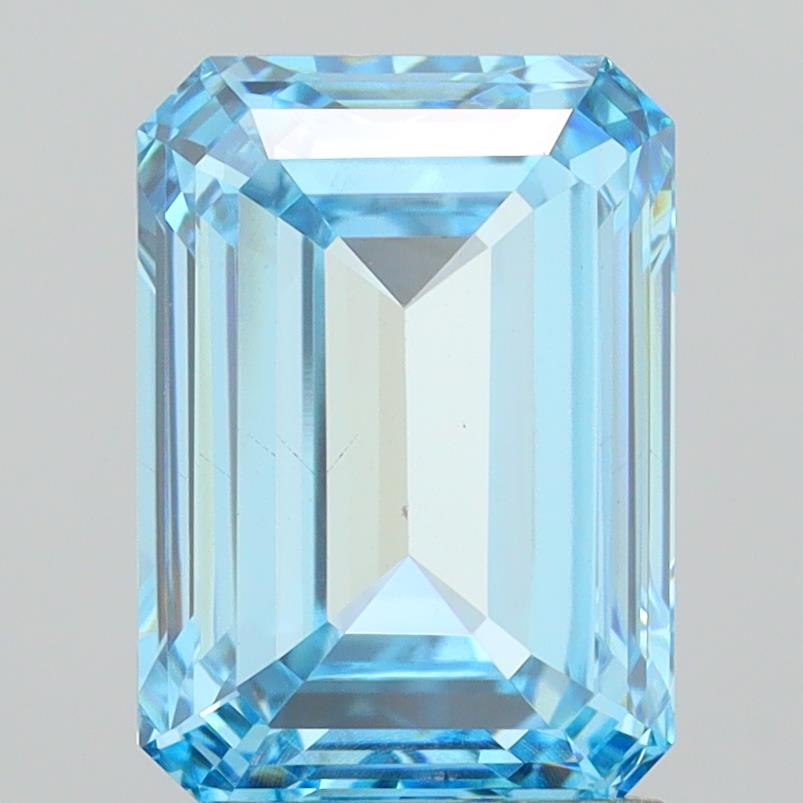2.76ct Emerald VS2 Lab Created Diamond