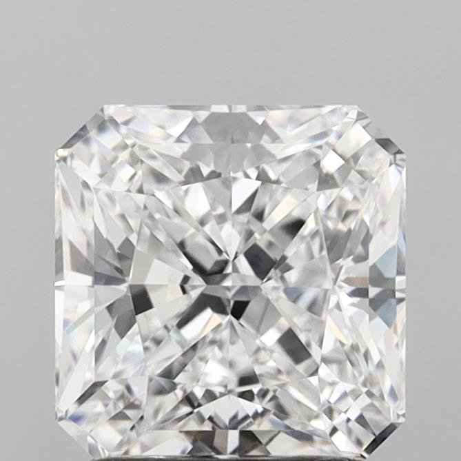 2.5ct Radiant D VVS2 Lab Created Diamond
