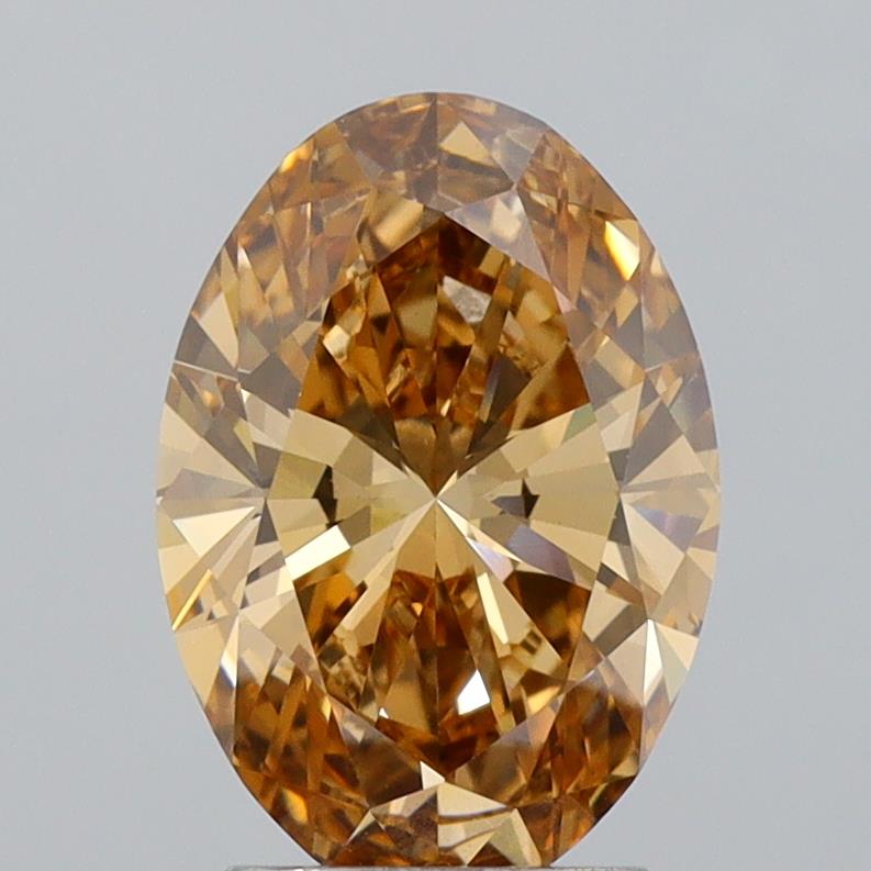 2.72ct Oval VVS2 Lab Created Diamond