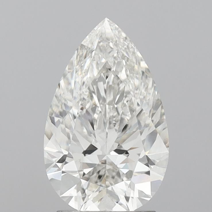 2.55ct Pear G VVS2 Lab Created Diamond