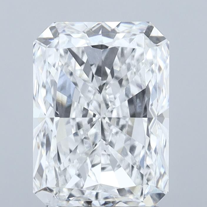 2.51ct Radiant D VVS1 Lab Created Diamond