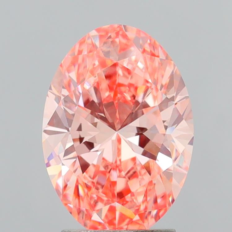 2.77ct Oval VVS2 Lab Created Diamond