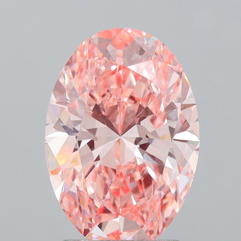 2.78ct Oval VVS2 Lab Created Diamond