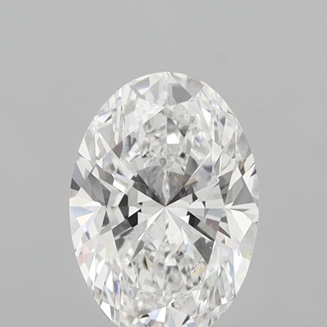 0.89ct Oval D VVS2 Lab Created Diamond