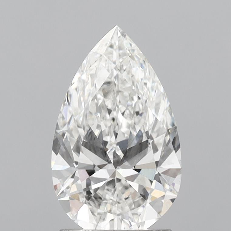 1.89ct Pear E VS2 Lab Created Diamond