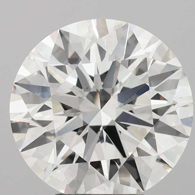 3.96ct Round E VS1 Lab Created Diamond