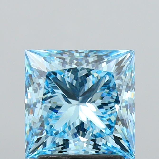 2.26ct Princess VVS2 Lab Created Diamond