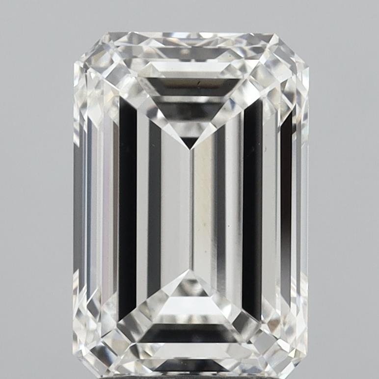 2.88ct Emerald G VS2 Lab Created Diamond