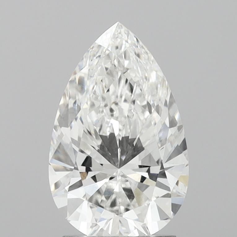 2.3ct Pear F VVS2 Lab Created Diamond