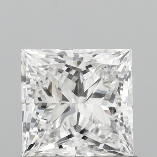 0.88ct Princess E VS1 Lab Created Diamond