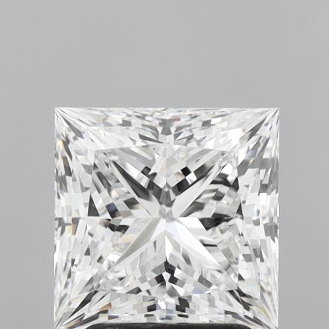2.51ct Princess E VS1 Lab Created Diamond