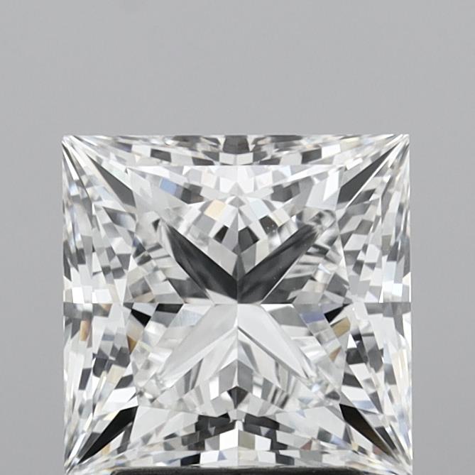 3.07ct Princess E VVS2 Lab Created Diamond