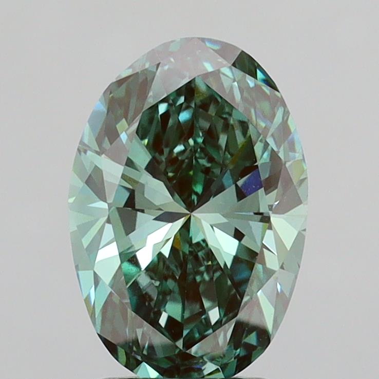 2.47ct Oval VVS2 Lab Created Diamond
