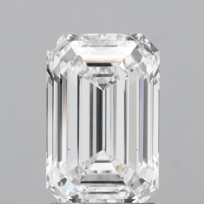 2.56ct Emerald D VS2 Lab Created Diamond