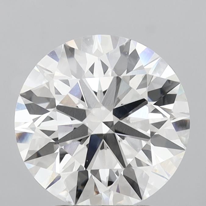 2.86ct Round F VS1 Lab Created Diamond