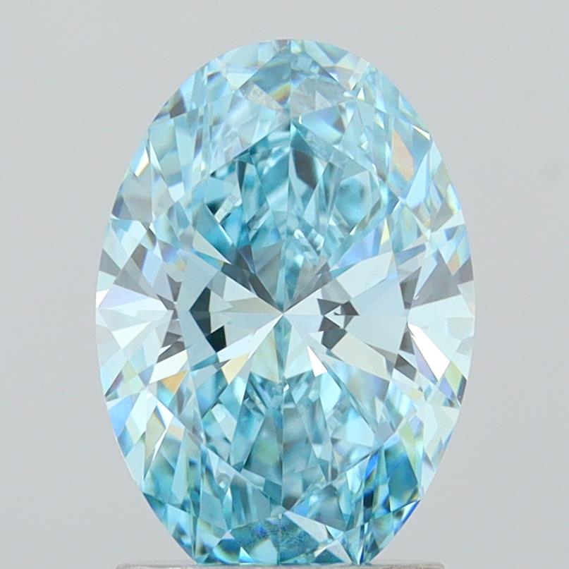 1.86ct Oval VVS2 Lab Created Diamond