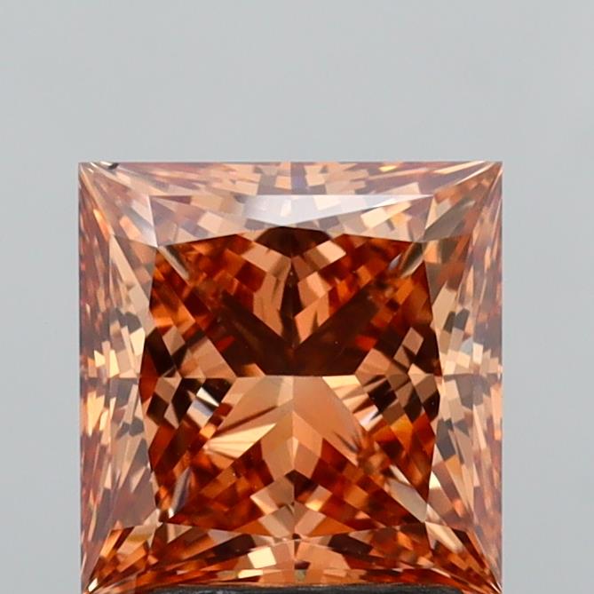 2.76ct Princess VVS2 Lab Created Diamond