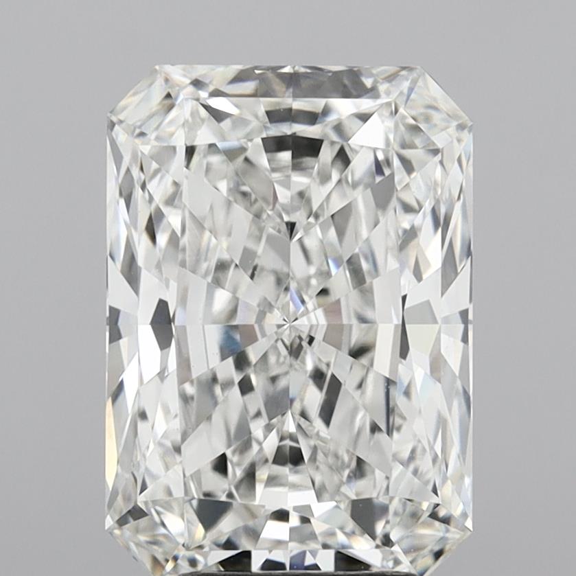 5.08ct Radiant G VVS2 Lab Created Diamond