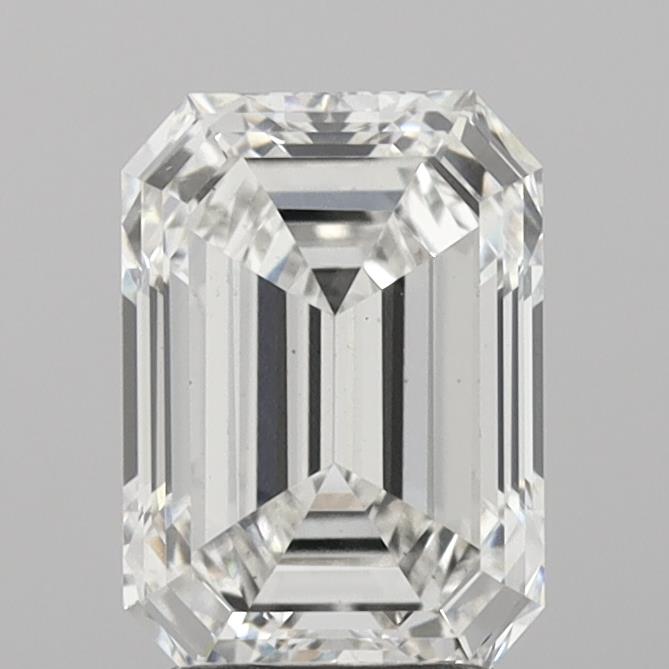 2.8ct Emerald F VS2 Lab Created Diamond