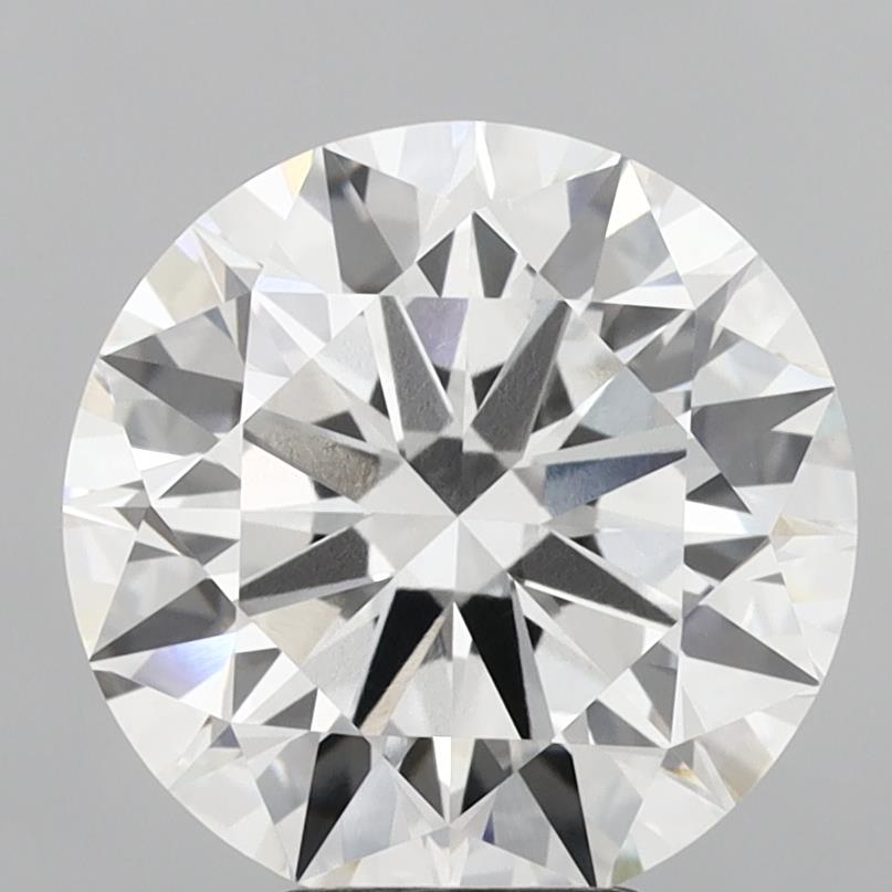 6.01ct Round F VVS2 Lab Created Diamond