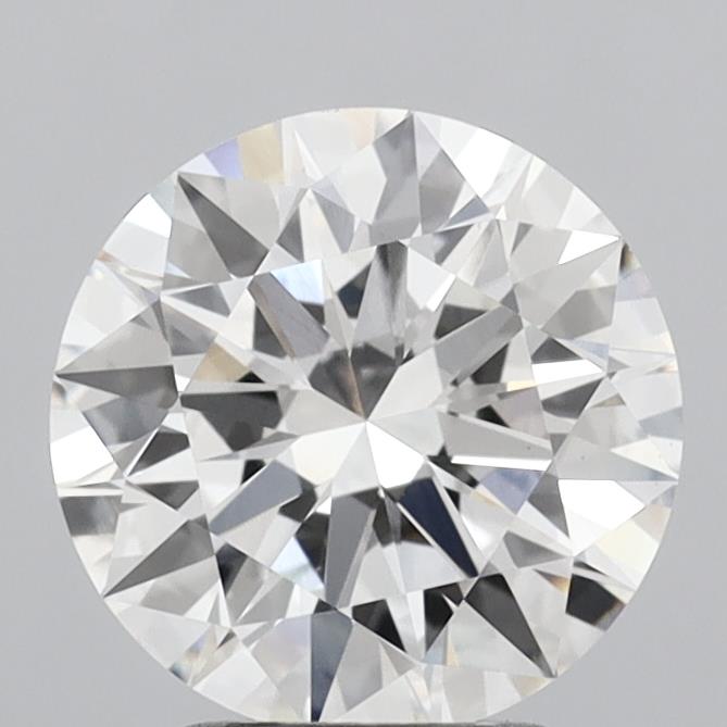 2.82ct Round F VVS2 Lab Created Diamond