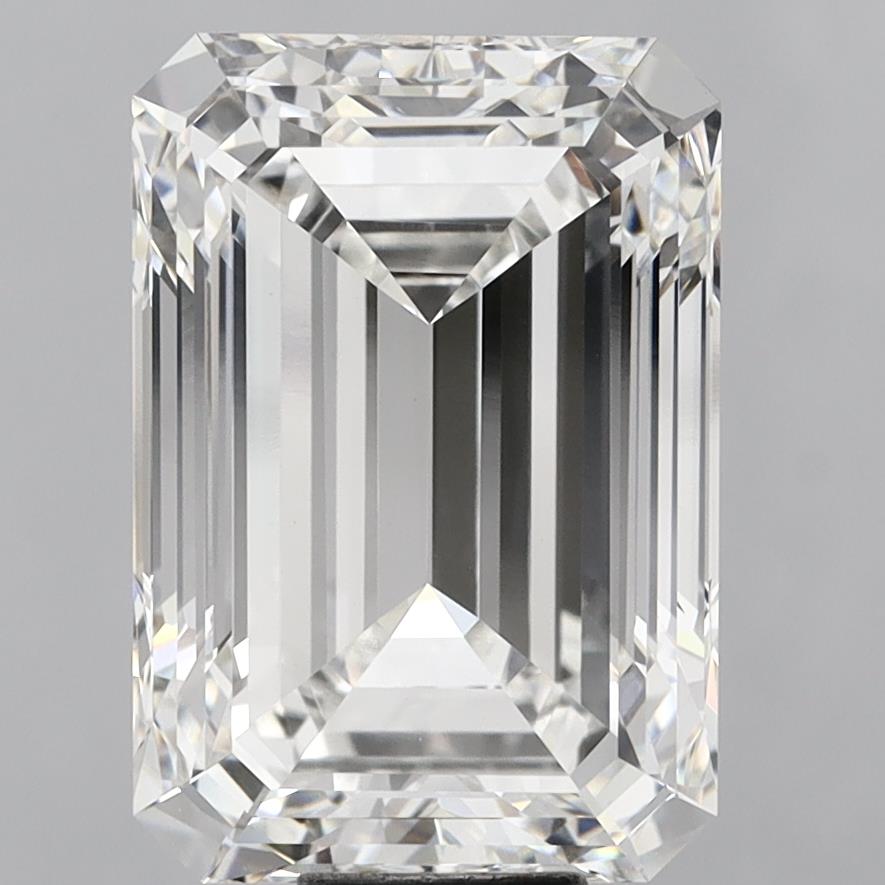 16.1ct Emerald F VVS2 Lab Created Diamond