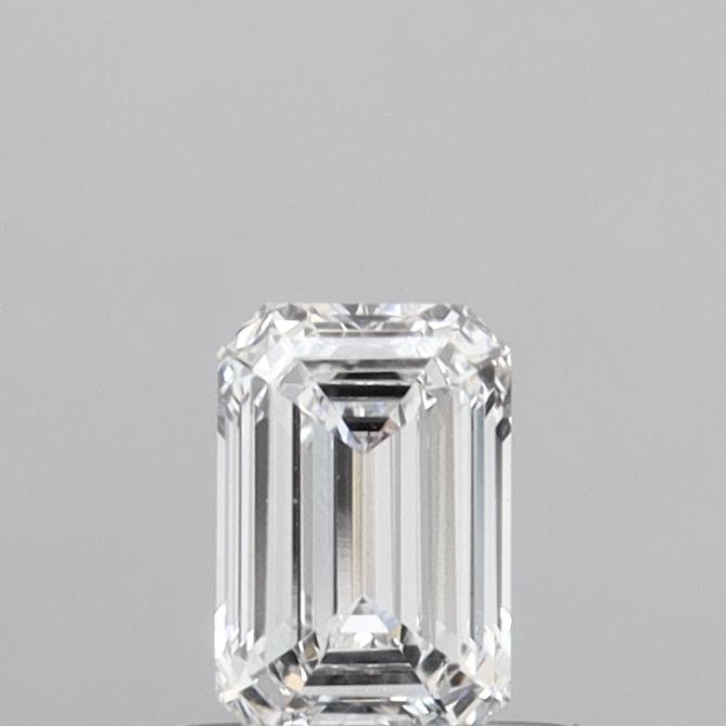 0.63ct Emerald D VVS2 Lab Created Diamond