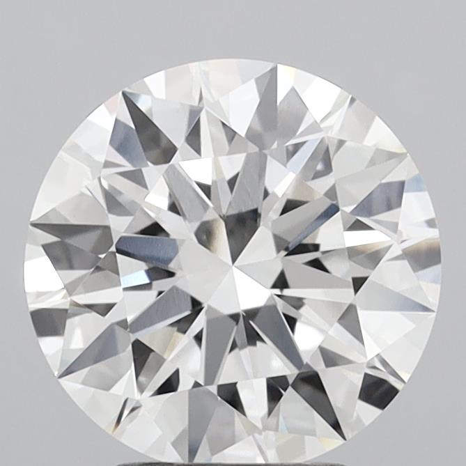 3.07ct Round F VVS2 Lab Created Diamond