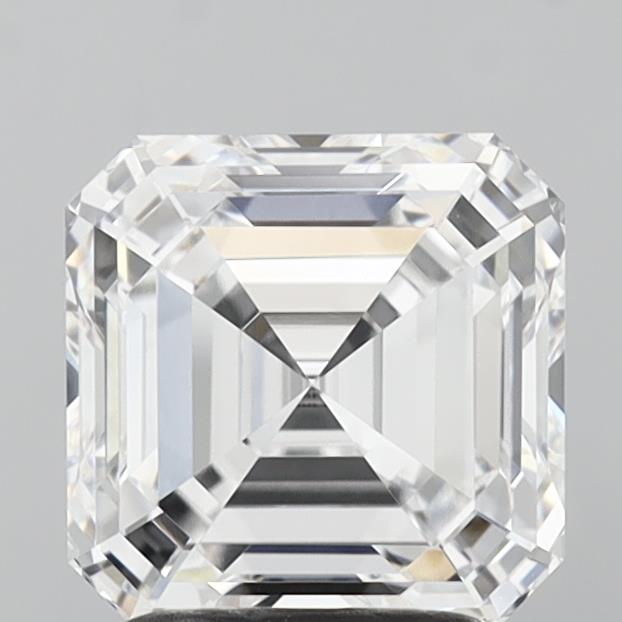 2.56ct Asscher D VVS1 Lab Created Diamond