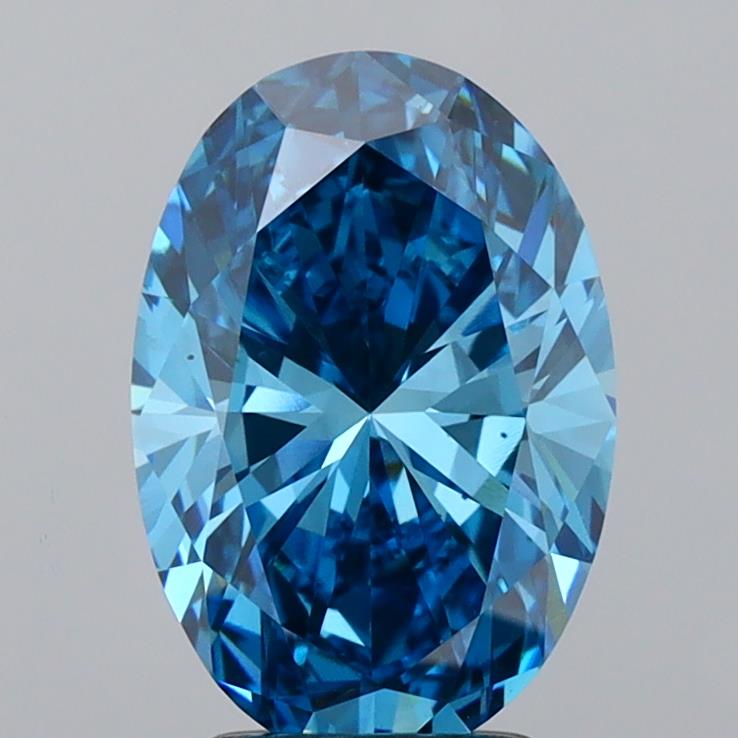 3ct Oval VS1 Lab Created Diamond