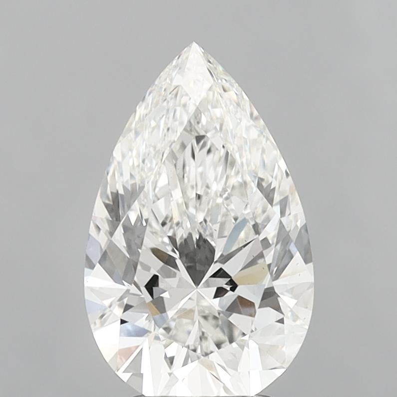 3.41ct Pear G VS1 Lab Created Diamond