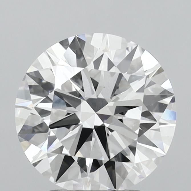 2.6ct Round E VVS2 Lab Created Diamond