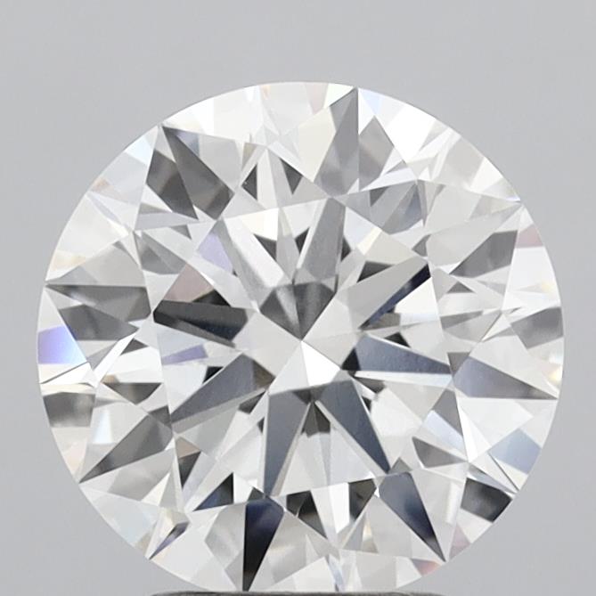 3.05ct Round F VVS2 Lab Created Diamond
