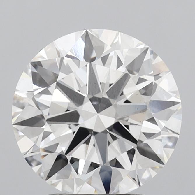 2.96ct Round F VS2 Lab Created Diamond