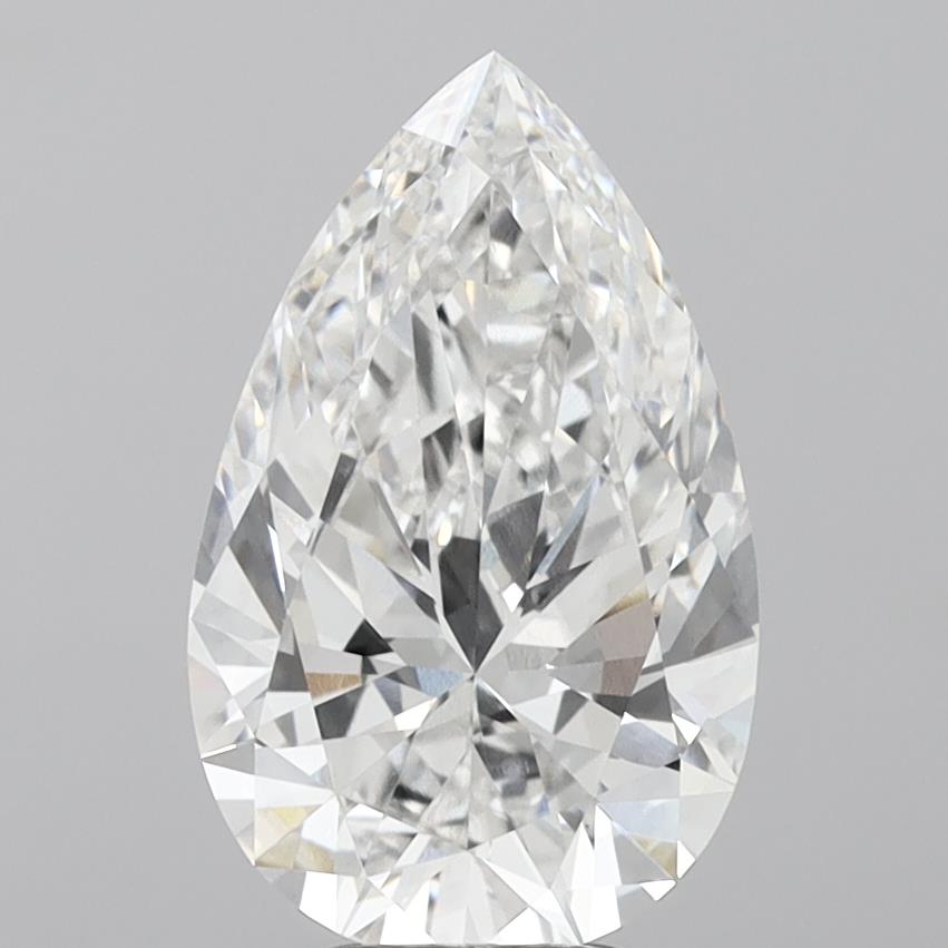 5ct Pear F VVS2 Lab Created Diamond