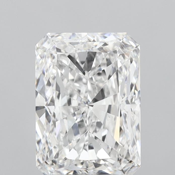 2.5ct Radiant E VVS2 Lab Created Diamond