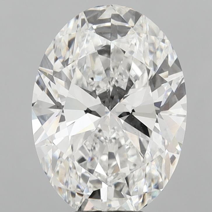 7.08ct Oval E VVS2 Lab Created Diamond