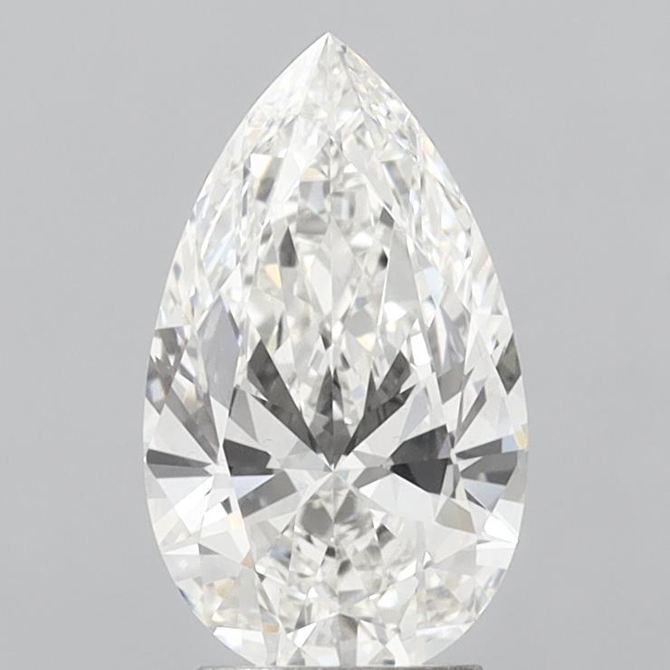 13.07ct Pear G VVS2 Lab Created Diamond