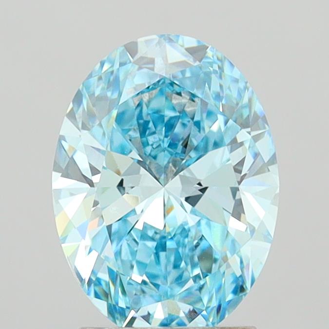 2.24ct Oval VVS2 Lab Created Diamond